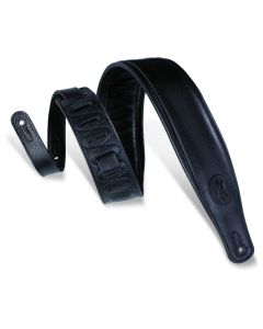 Levy's 3.25 inch Signature Legacy Series Guitar Strap - Black on Black