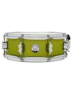 PDP New Yorker Poplar Snare Drum - 5 x 14-Inch - Electric Green Sparkle Finish Ply