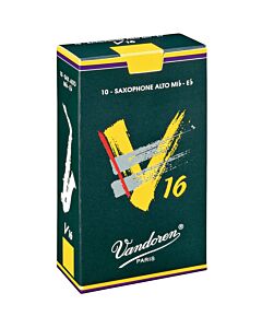 Vandoren V16 Alto Saxophone Reeds - 10-Pack - Choose Strength
