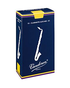 Vandoren Traditional Alto Clarinet Reeds - 10-Pack - Choose Strength