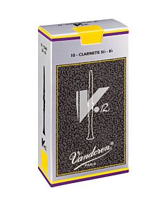 Vandoren V12 Bb Clarinet Reeds - 10-Pack - Choose Strength