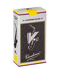 Vandoren V12 Alto Saxophone Reeds - 10-Pack - Choose Strength