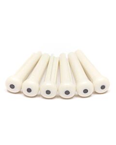 TUSQ Traditional Bridge Pins 2mm - White - 6pk