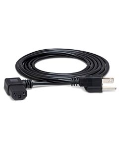 Hosa IEC C13 to NEMA 5-15P 18 AWG Power Cord - Right Angle - 1ft. to 8ft.
