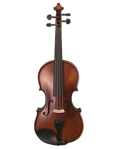 SofiaMari 305E Student Violin Outfit Hand-Carved Spruce & Maple with Brazilwood Bow & Case - Choose Size