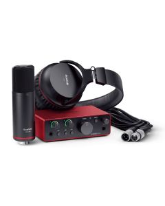 Focusrite Scarlett Solo 4th Generation USB Audio Interface Bundle