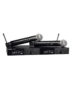 Shure Dual Wireless System with 2 SLXD2/58 Handheld Transmitters