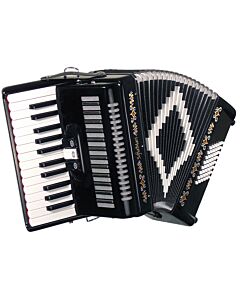 SofiaMari 26 Key and 48 Bass Piano Accordion - Black