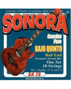 Sonora Bajo Quinto Set - Phosphor Bronze - Ball End