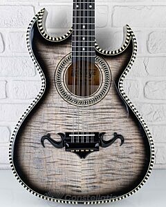 E.Pasaye Bajo Quinto M2 Dark Maple Double Cutaway with SKB Hard Case and Pick-up