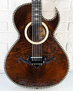 E.Pasaye Bajo Quinto M1 Cafe variant Maple Single Cutaway with SKB Hard Case and Pick-up