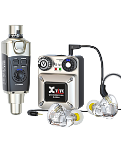 Xvive U45T9 Complete Wireless In-Ear Monitor System with T9 In-Ears - 5.8GHz