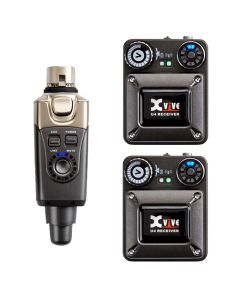 Xvive U4R2 Wireless In-Ear Monitor System with Two Receivers - 24.GHz