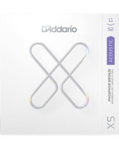 D'Addario XSAPB1152 Phosphor Bronze Custom Light Coated Acoustic Guitar Strings