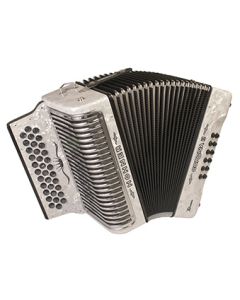 Hohner Corona II Xtreme 34-Button Accordion - Pearl White