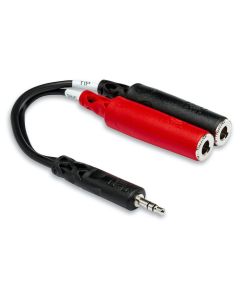 Hosa YMP-137 3.5 mm TRS to Dual 1/4 in TSF Stereo Breakout
