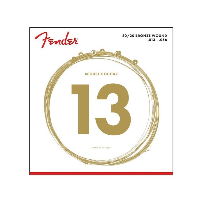 Fender 70M 80/20 Bronze Medium Acoustic Guitar Strings