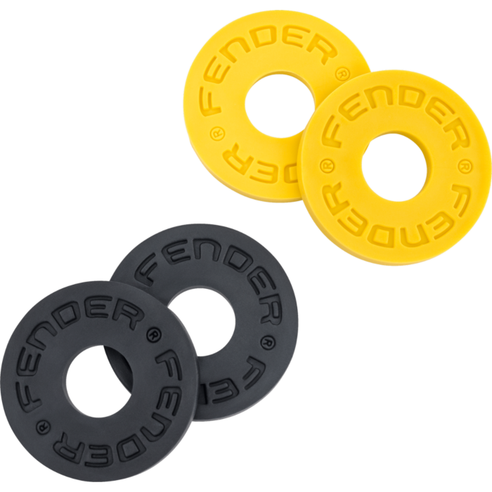 Fender x Third Man Hardware Black & Yellow Strap Blocks - 4 Pack