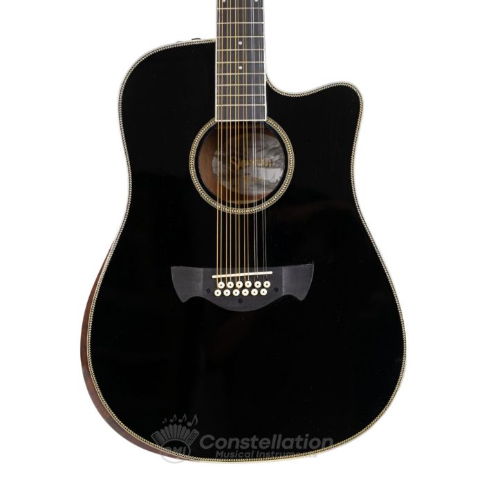 Tagima Sierreña 12 String Acoustic Guitar - Black