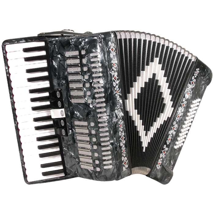SofiaMari 34 Key and 48 Bass Piano Accordion - Gray Pearl