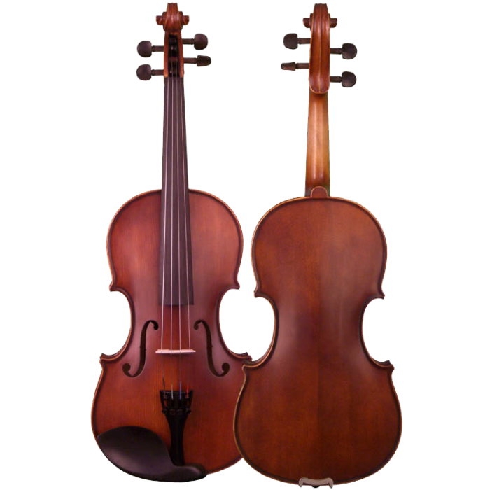 SofiaMari 310E Viola Outfit Hand-Carved Spruce & Maple with Brazilwood Bow, Case & Rosin - Choose Size