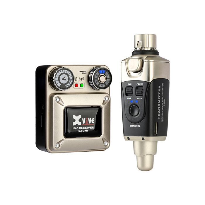 Xvive U45 Complete Wireless In-Ear Monitor System - 5.8GHz
