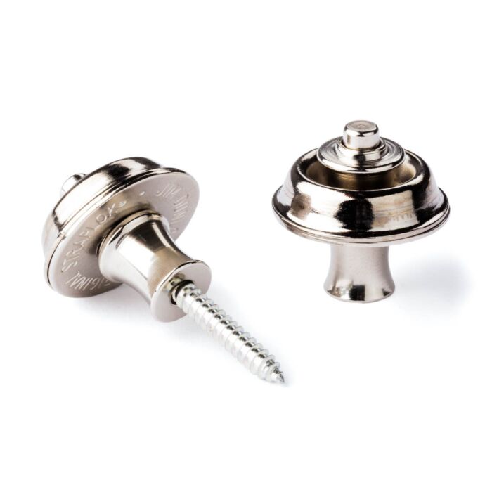 Jim Dunlop Straplock Strap Retainers System Original - Nickel