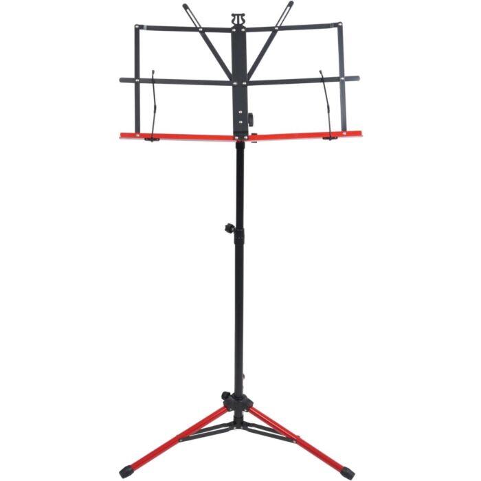 Audio 2000's Sheet Music Stand w/Carrying Bag - Red