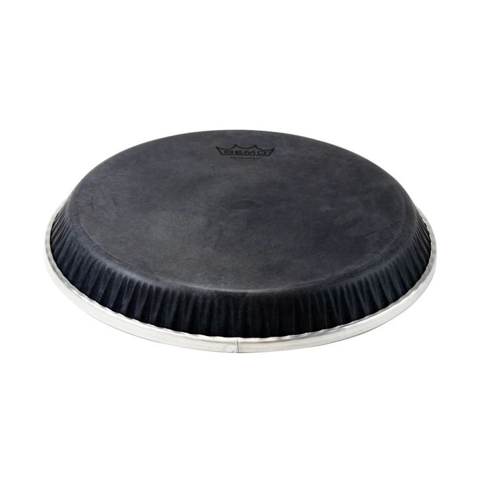 Remo Symmetry Skyndeep D2 Conga Drumhead - Black Calfskin Graphic