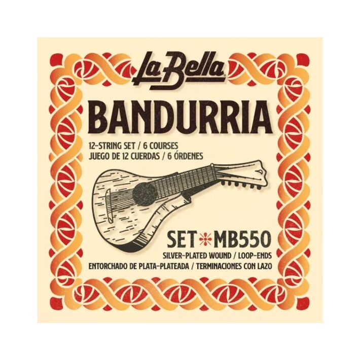 La Bella MB550 Bandurria Strings 12-String Set