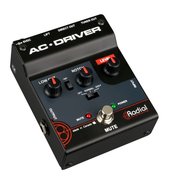 Radial AC-Driver Compact Acoustic Preamp Pedal