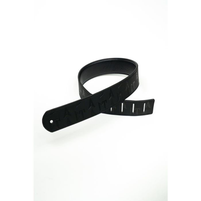 Alucinico Black Embossed CT Guitar Strap