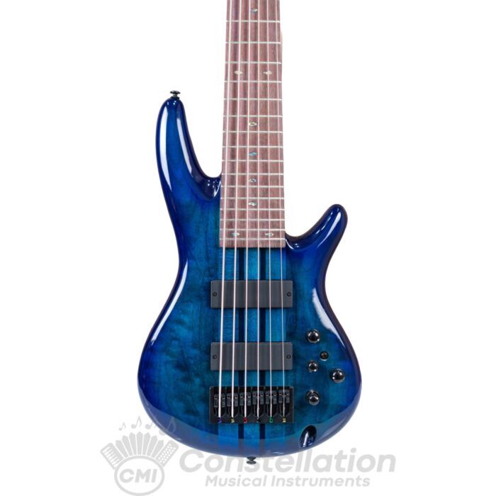 Ibanez Adam Nitti ANB306 - 6 String Electric Bass Guitar - Blue