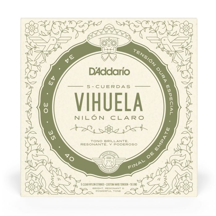 D'Addario MV10C Vihuela Strings 5-String Set