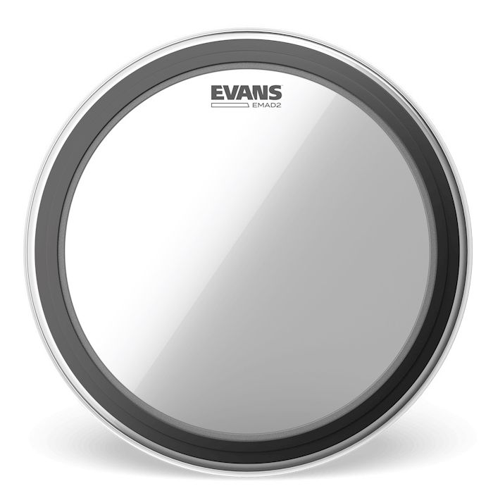 Evans EMAD2 Clear Bass Batter Drumhead - Choose Size