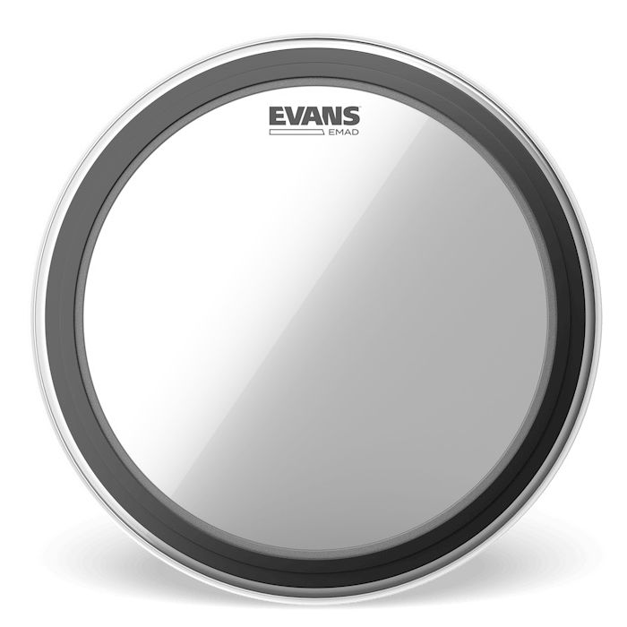 Evans EMAD Clear Bass Batter Drumhead - Choose Size