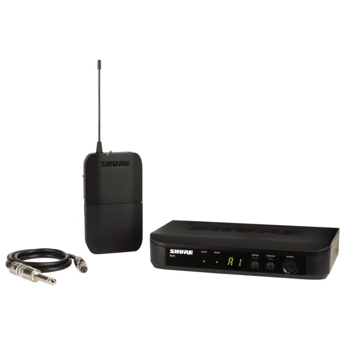 Shure BLX14 Wireless System with BLX1 Bodypack for Guitarists 
