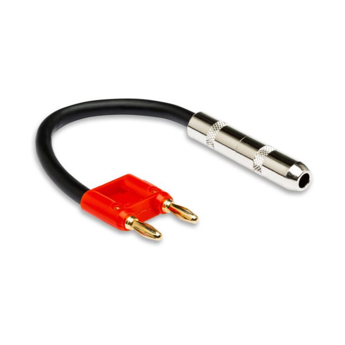 Hosa Speaker Adapter 1/4 in. TS Female to Dual Banana