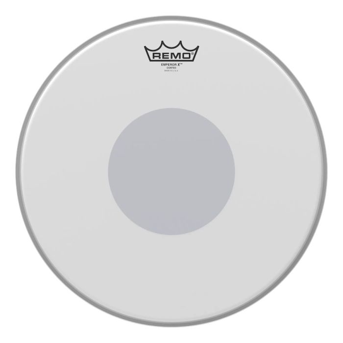 Remo BX-0114-10 Emperor X Coated Snare Drumhead - Bottom Black Dot - 14 inch