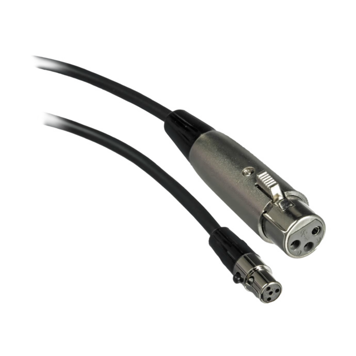 Shure WA310 Female XLR Microphone Cable to TA4F for Bodypack