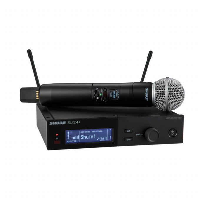Shure SLXD24+/58 Digital Wireless Handheld System with SM58 Cardioid Dynamic Microphone - G57