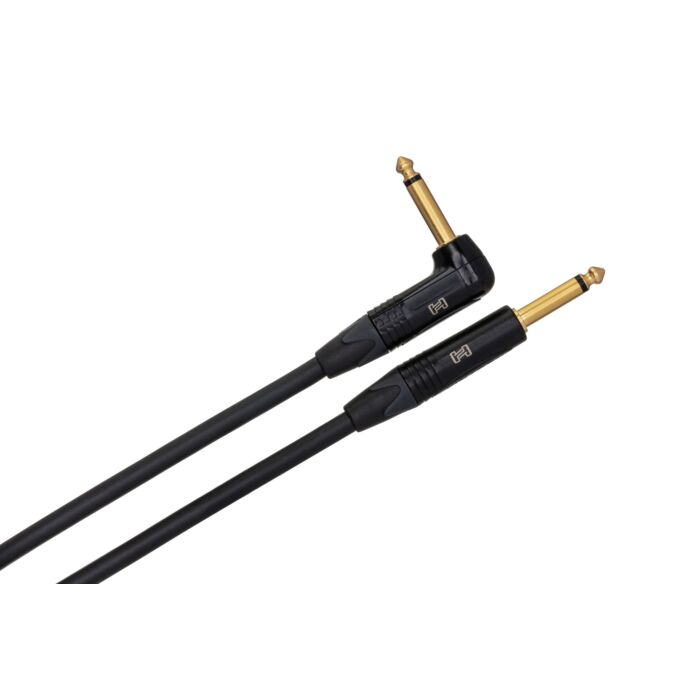 Hosa CGK Edge Guitar Instrument Cable - Neutrik Straight to Right Angle - 5ft. to 30ft.
