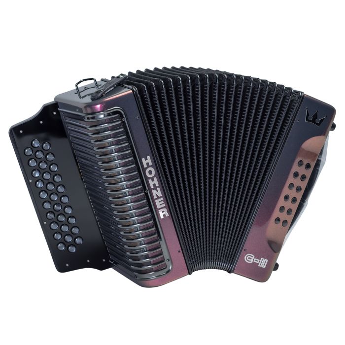 Hohner Corona C-II Red to Gold Diatonic 31-Button Accordion