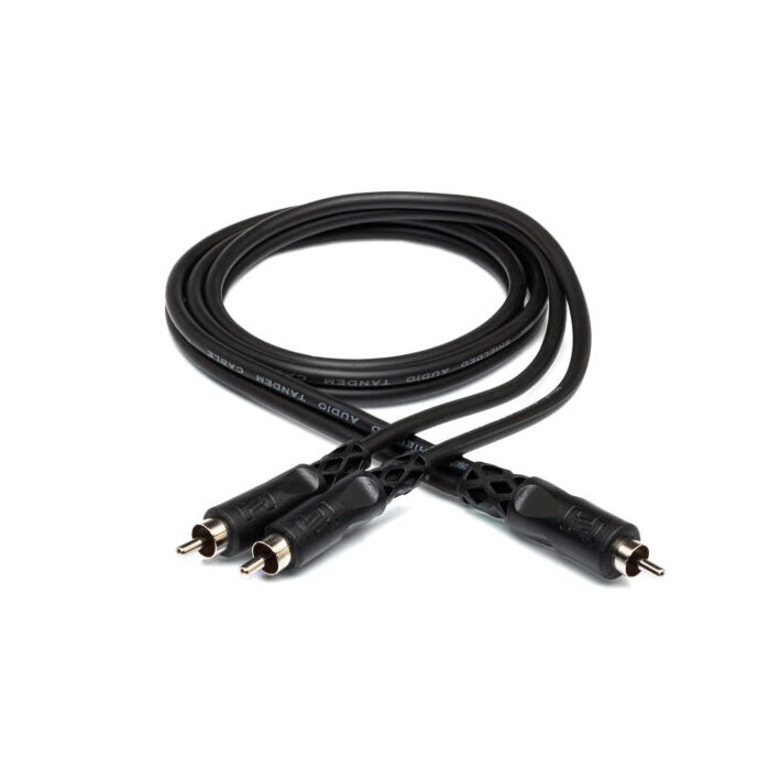 Hosa RCA to Dual RCA Y Cable - 3 foot