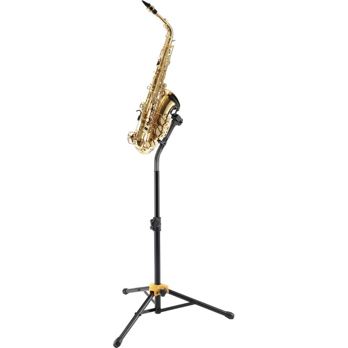 Hercules DS730B Alto / Tenor Tall Saxophone Stand with Auto Grip System