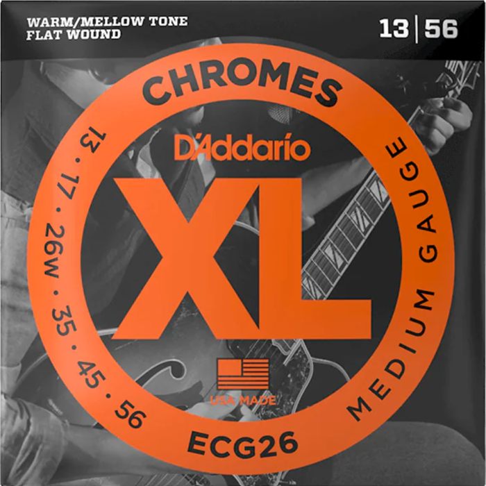 D'Addario ECG26 13-56 Chromes Medium Electric Guitar Strings