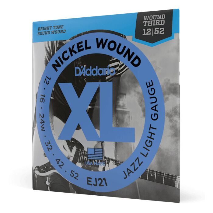 D'addario EJ21 Jazz Light Electric Guitar Strings