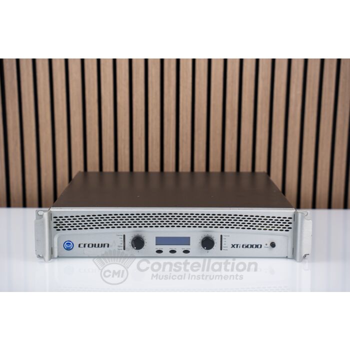Crown XTi6000 2-Channel 6000 Watt Power Amplifier - Pre-Owned