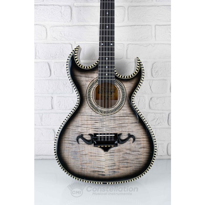 E.Pasaye Bajo Quinto M2 Dark Maple Double Cutaway with SKB Hard Case and Pick-up