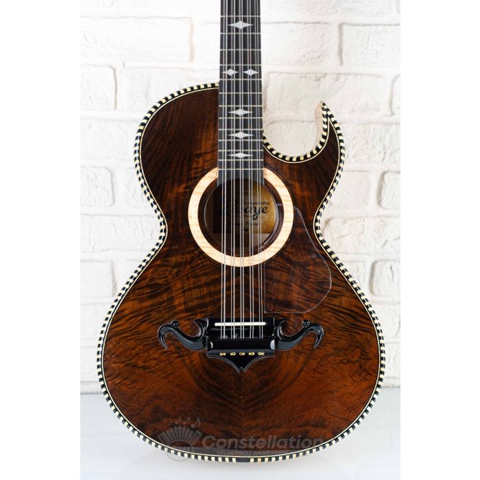 E.Pasaye Bajo Quinto M1 Cafe variant Maple Single Cutaway with SKB Hard Case and Pick-up